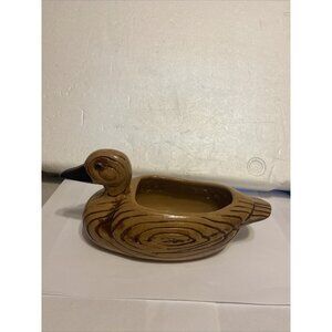 Ceramic Duck Planter Fully Glazed Relpo  # 229 Hunting
